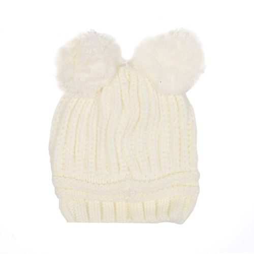 Gorro con pompones niñas mujer Trendy 13827