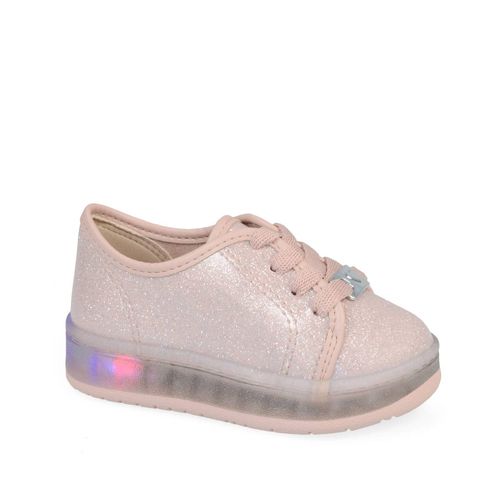 ZAPATILLAS NENA CON LUCES MOLEKINHA 2703/100/15633