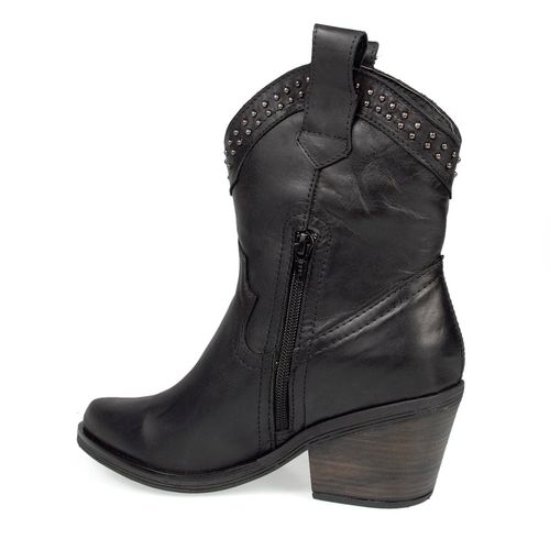 BOTA TEXANA DE CUERO CON TACHAS MUJER SAVAGE GZ 90