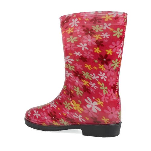 Bota de lluvia niñas reforzada Cromic 4500/FLOR