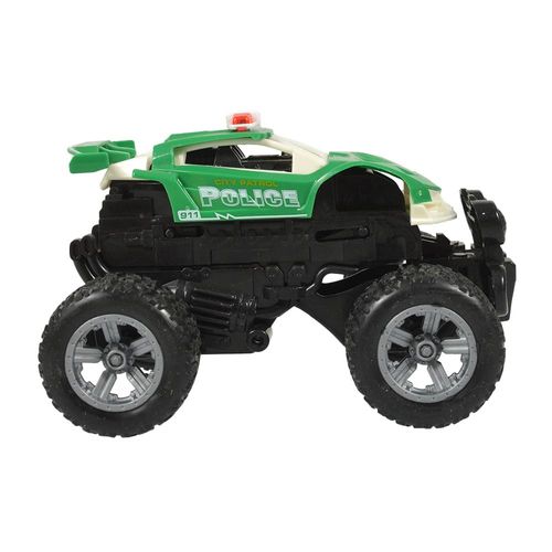 Juguete Auto Monster Truck Fun Toys Policia A Friccion