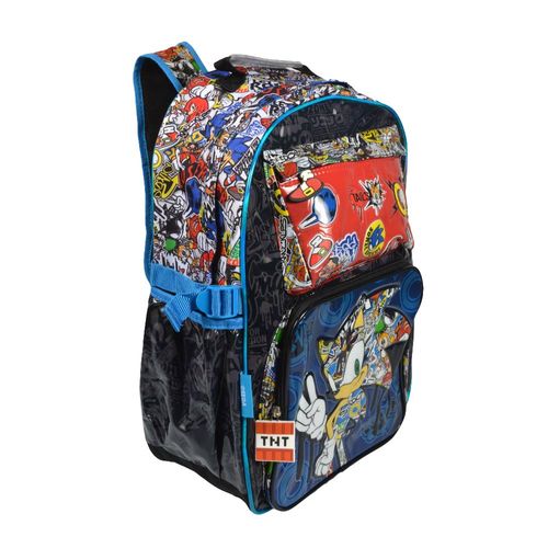 Mochila Escolar Cresko Sonic 18 Pulg Espalda Comoda So126