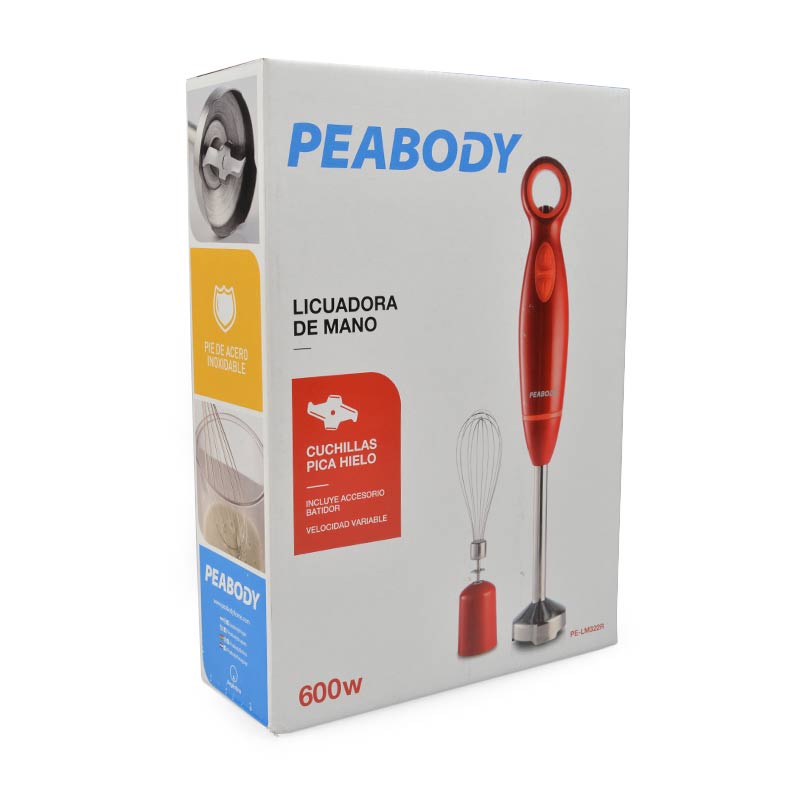 Mixer Mini Procesadora Peabody Smartchef PE LM322 600W Tienda NICO