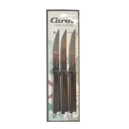Blister cuchillos x 3 CArol 41003.