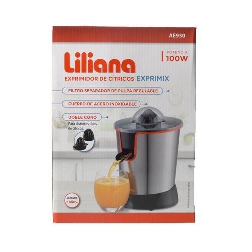 EXPRIMIDOR FILTRO REGULABLE DE ACERO INOXIDABLE LILIANA AE93
