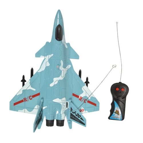 Juguete Avion Militar A Control Remoto Luces Fun Toys 52323