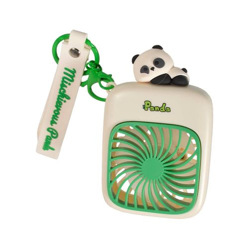 Mini ventilador panda llavero