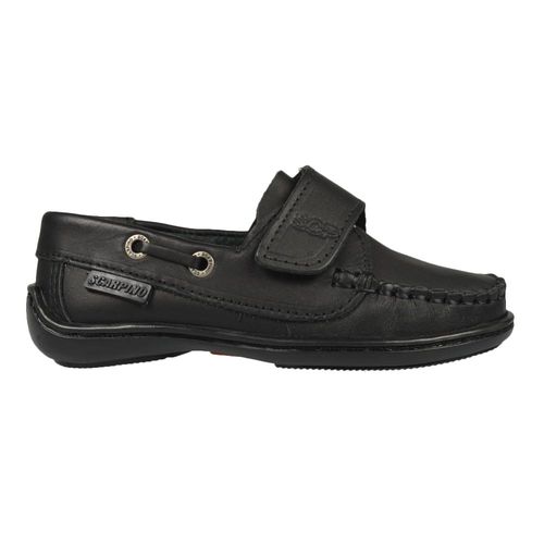 ZAPATO CON VELCRO COLEGIALDE CUERO SCARPINO 534