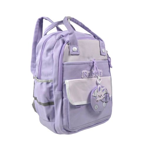 Mochila escolar con monedero rabbit Ansopaz 0088#