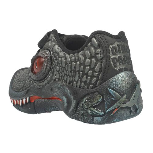Zapatilla Niño Dinosaurios Luces Led Dino Park Abrojo L114