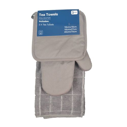 Set repasador + guante + agarradera cocina ansopaz