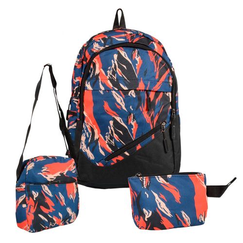 Combo 3 Mochila morral y cartuchera Ansopaz 2128