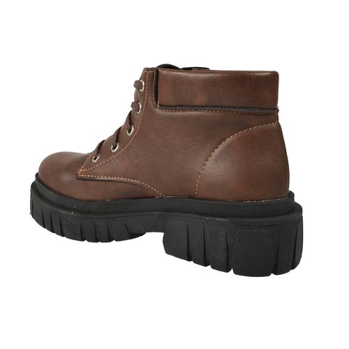 borcego moda caña baja acordonado
