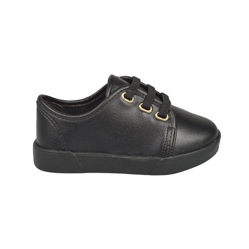 Zapatilla Niña Elasticos Escolar Ecocuero Molekinha 2124/100