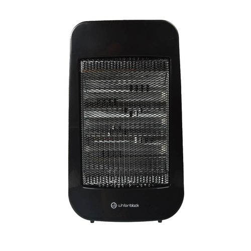 estufa calefactor 3 velas a cuarzo whitenblack