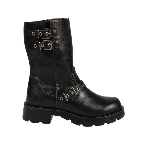 Botas caña media con hebillas Miss Paz