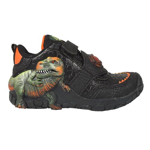 Zapatilla Botita Niño Luces Led Dino Park 27 Al 34 T-rex