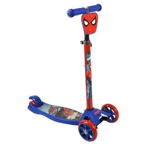 Monopatin Niño Spiderman Fun Toys Plegable Reforzado 12019