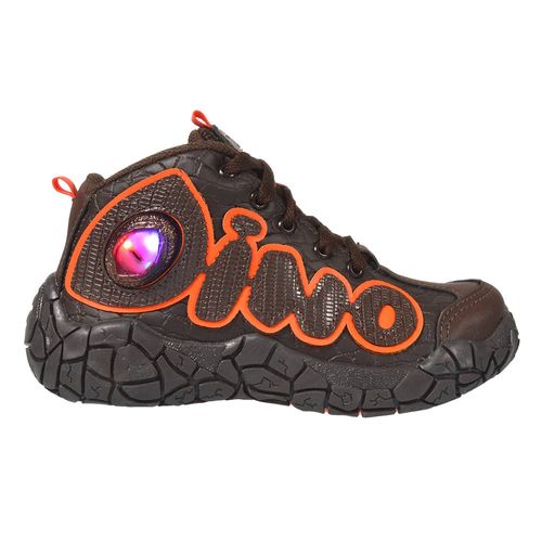 Zapatilla Botita Urbana Niño Luces Led Dino Park Dinosaurio