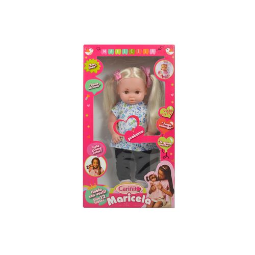 MUÑECA MARICELA 40CM 12 FRACES CARIÑITO