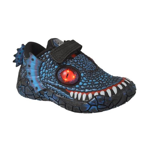 Zapatilla Niño Dino Park Luces Led Dinosaurio Abrojo L130