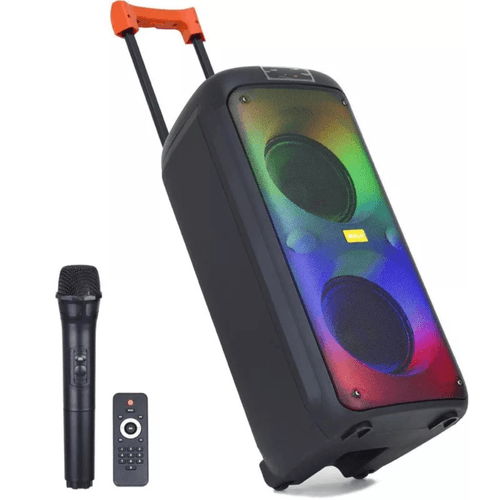 PARLANTE WDLR X2 BT CON MICROFONO LUCES Y CONTROL DR-8833