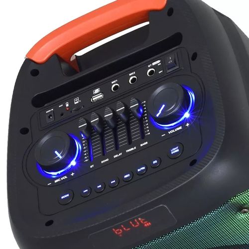 PARLANTE WDLR X2 BT CON MICROFONO LUCES Y CONTROL DR-8833