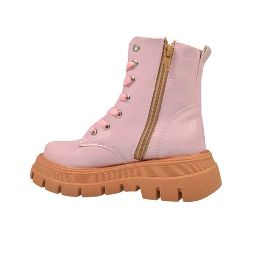borcego de niña charolado little kids