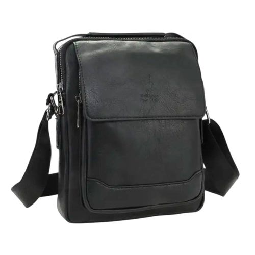 morral hombre cuero pu polo club 53499