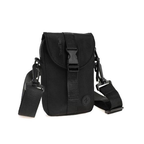 morral hombre cuero pu travel tech 53541