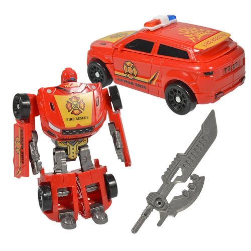 Auto Carformer Fun Toys 6545 Transformer Policia Robot Suv