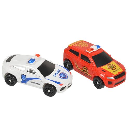 Auto Carformer Fun Toys 6545 Transformer Policia Robot Suv